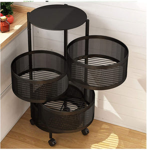 360° Layered Shelf Storage Rack