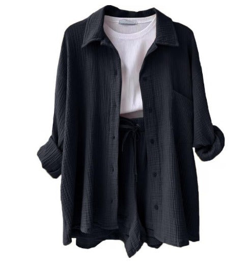 COTTON SUIT WOMEN WITH SHORTS