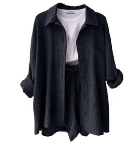 COTTON SUIT WOMEN WITH SHORTS