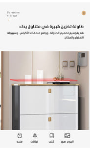 Italian-style luxury ultra-thin shoe cabinet