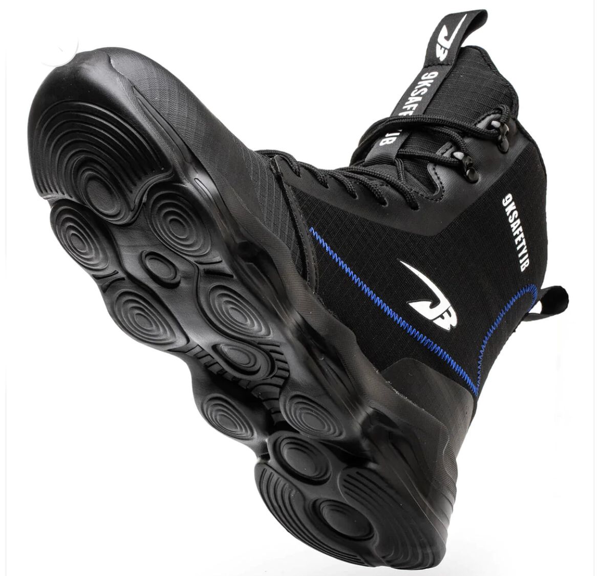 Kiyard- Steel Toe Safety Shoes Black style-01