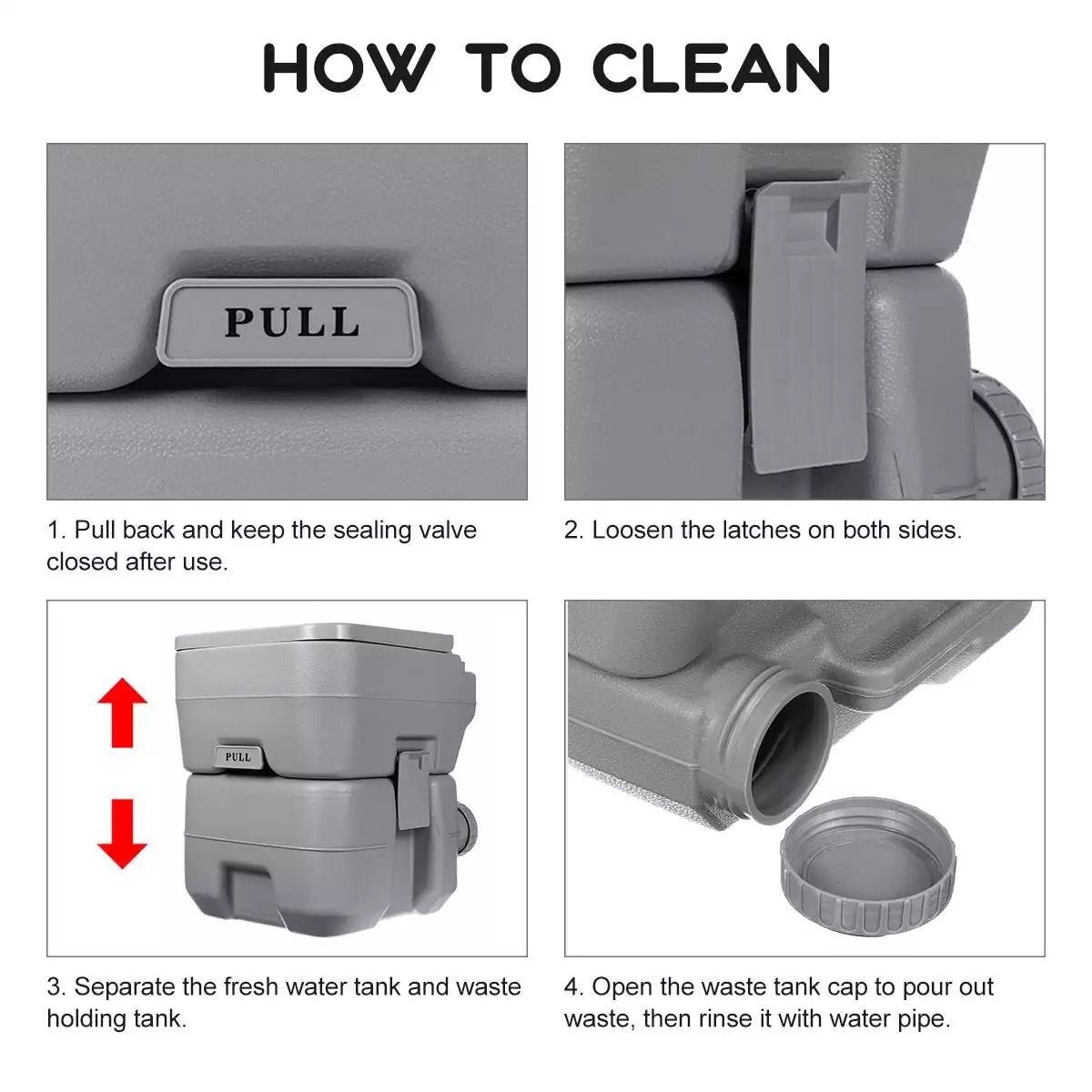 PORTABLE TOILET SEAT OUTDOOR TRAVEL CAMPING