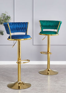Luxury Pre-modern Simple Armrest Bar Chair