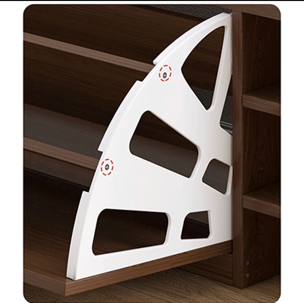 Large Capacity Shoes Cabinet with stool