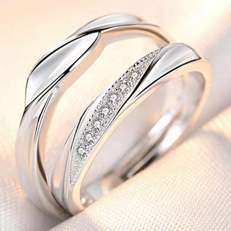Couples Promise Engagement Rings for Him and Her