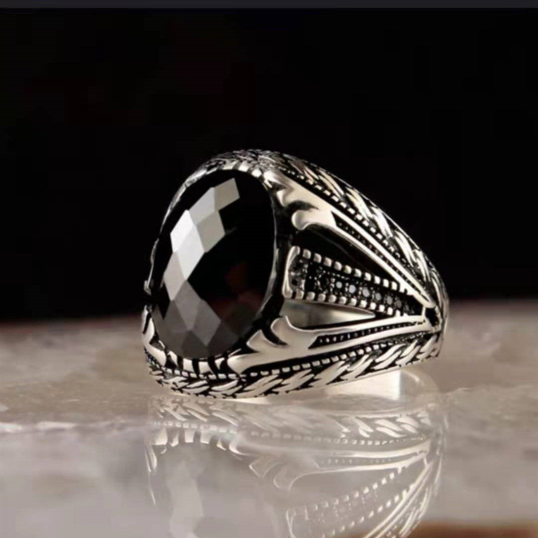 Ancient Pattern Vintage Metal Ring