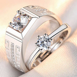 Couples Promise Engagement Rings for Him and Her