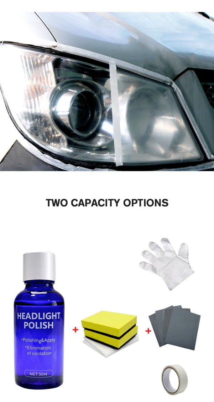 Car Headlight Repair Agent Wipe - Saadstore