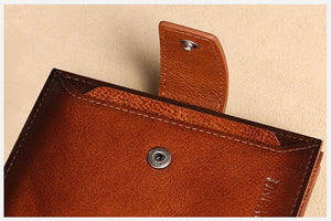 Men's Genuine Leather Wallet RFID Blocking Wallet