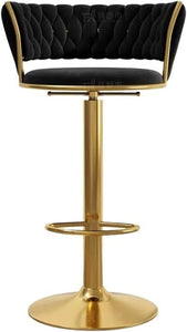 Luxury Pre-modern Simple Armrest Bar Chair