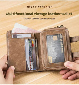 MULTIFUNCTION LARGE CAPACITY VINTAGE WALLET