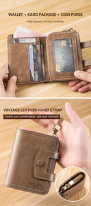 MULTIFUNCTION LARGE CAPACITY VINTAGE WALLET