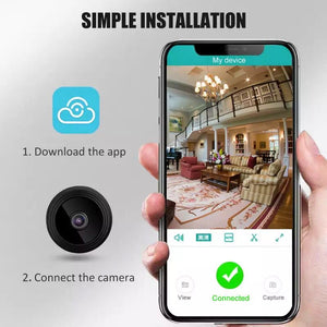 Mini Wireless Hidden Spy Camera 1080P/720P A9 IP in UAE