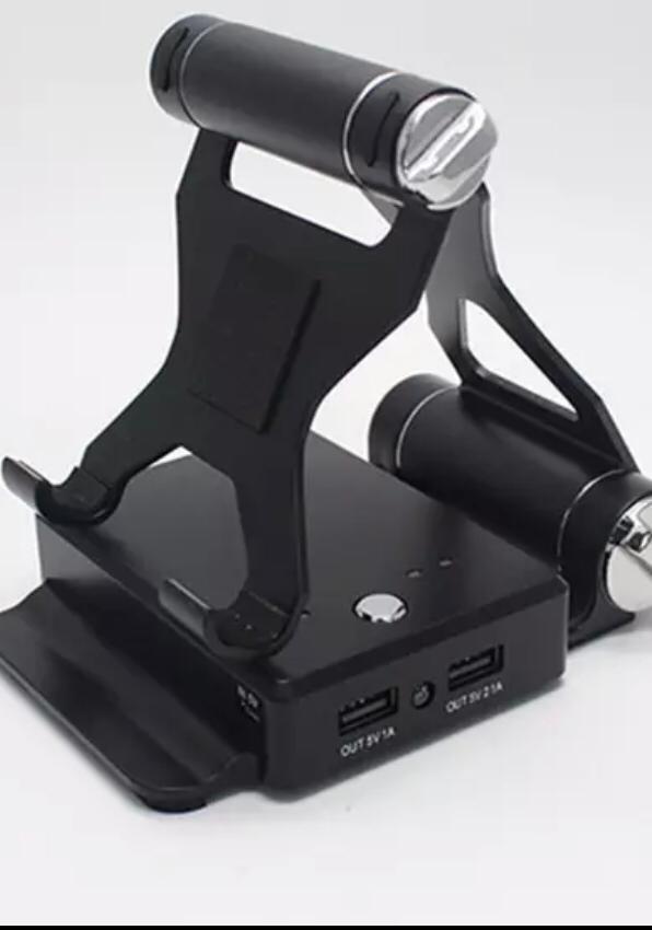 Power bank with mobile holder